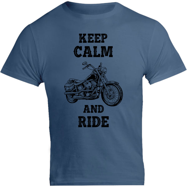 Keep Calm & Ride - Unisex Tee - Graphic Tees Australia