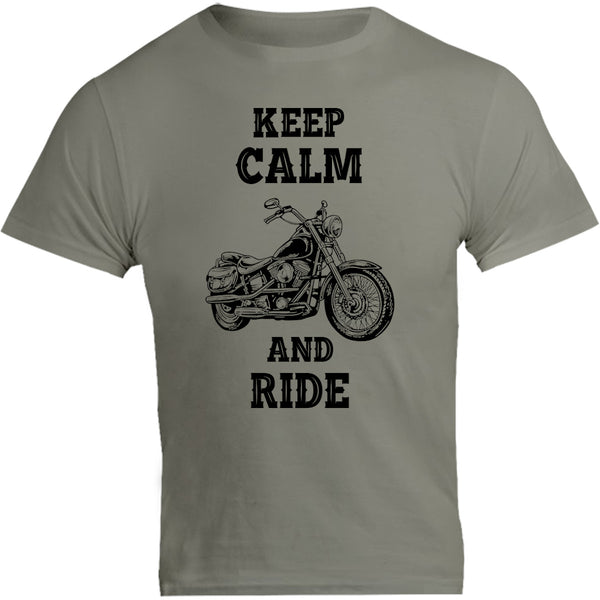 Keep Calm & Ride - Unisex Tee - Graphic Tees Australia