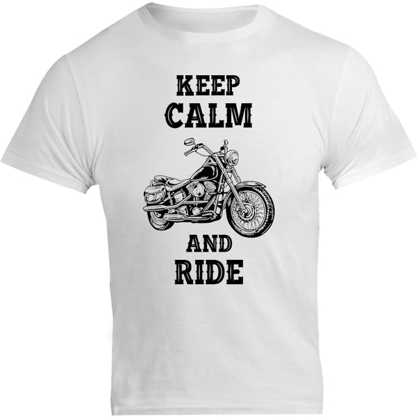 Keep Calm & Ride - Unisex Tee - Graphic Tees Australia