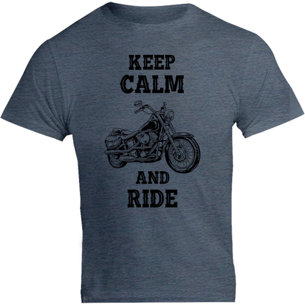 Keep Calm & Ride - Unisex Tee - Graphic Tees Australia