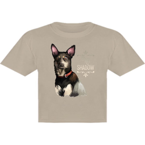 Kelpie My Shadow - Youth & Infant Tee - Graphic Tees Australia