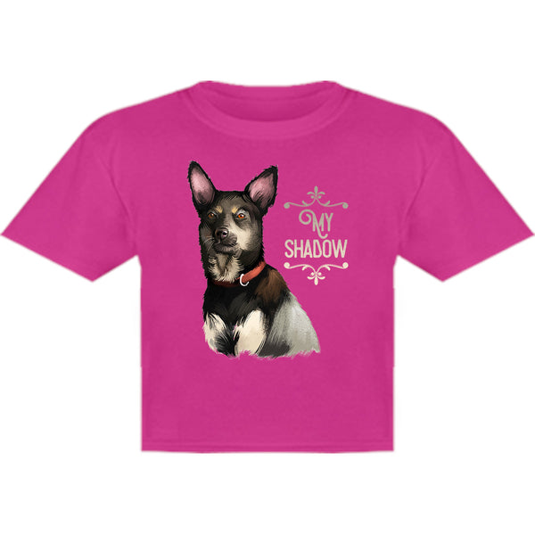 Kelpie My Shadow - Youth & Infant Tee - Graphic Tees Australia