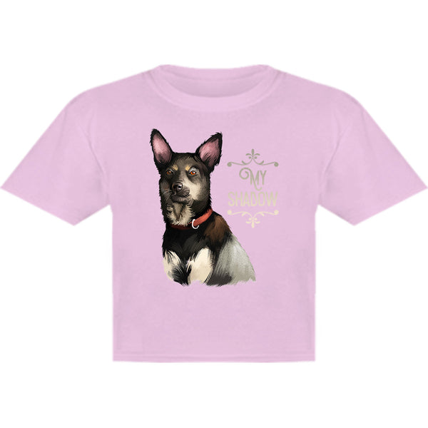 Kelpie My Shadow - Youth & Infant Tee - Graphic Tees Australia