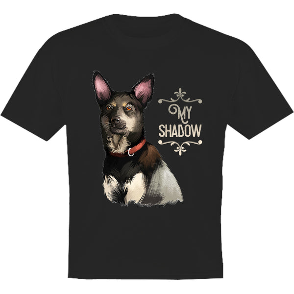 Kelpie My Shadow - Youth & Infant Tee - Graphic Tees Australia