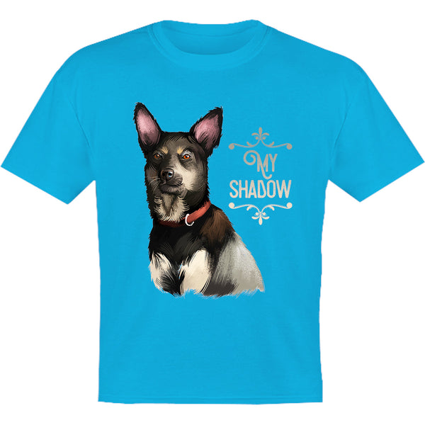 Kelpie My Shadow - Youth & Infant Tee - Graphic Tees Australia