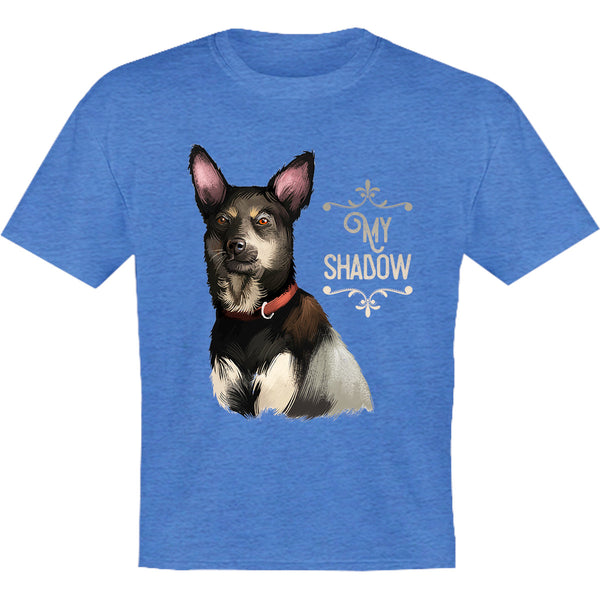 Kelpie My Shadow - Youth & Infant Tee - Graphic Tees Australia