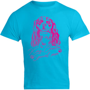 King Charles Spaniel XOXO - Unisex Tee - Graphic Tees Australia