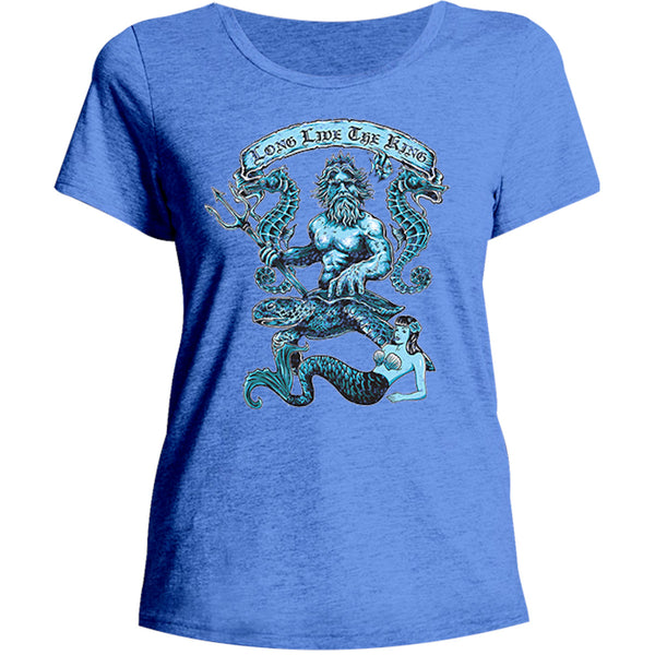 King Neptune - Ladies Relaxed Fit Tee - Graphic Tees Australia