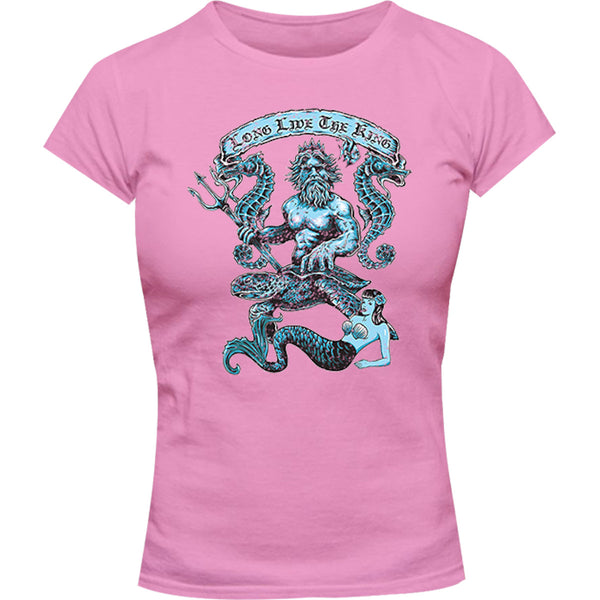 King Neptune - Ladies Slim Fit Tee - Graphic Tees Australia