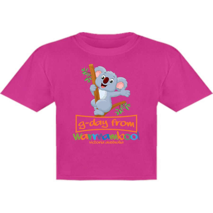 Koala G'day From Warrnambool - Youth & Infant Tee - Graphic Tees Australia