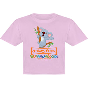 Koala G'day From Warrnambool - Youth & Infant Tee - Graphic Tees Australia