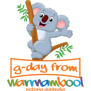 Koala G'day From Warrnambool - Youth & Infant Tee - Graphic Tees Australia