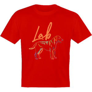 Lab Colourful - Youth & Infant Tee - Graphic Tees Australia