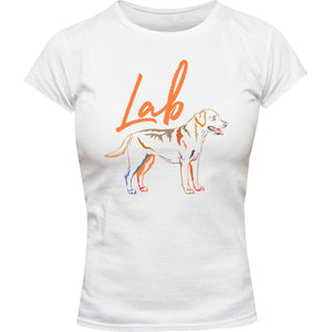 Lab Colourful - Ladies Slim Fit Tee - Graphic Tees Australia