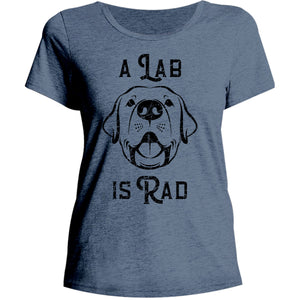 Lab Is Rad - Ladies Relaxed Fit Tee - Graphic Tees Australia