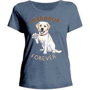 Labrador Forever - Ladies Relaxed Fit Tee - Graphic Tees Australia