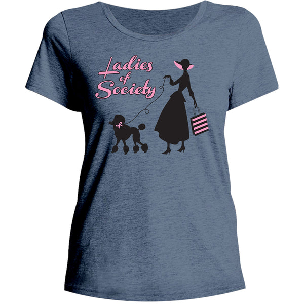 Ladies Of Society - Ladies Relaxed Fit Tee - Graphic Tees Australia