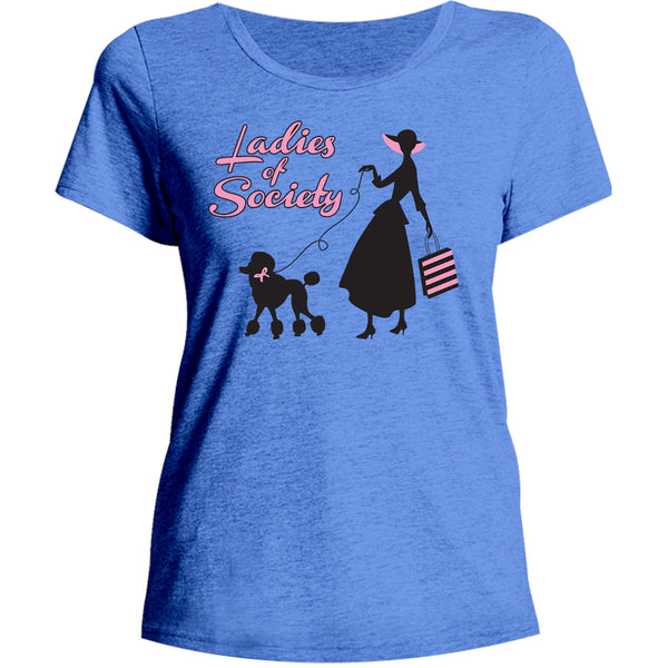 Ladies Of Society - Ladies Relaxed Fit Tee - Graphic Tees Australia