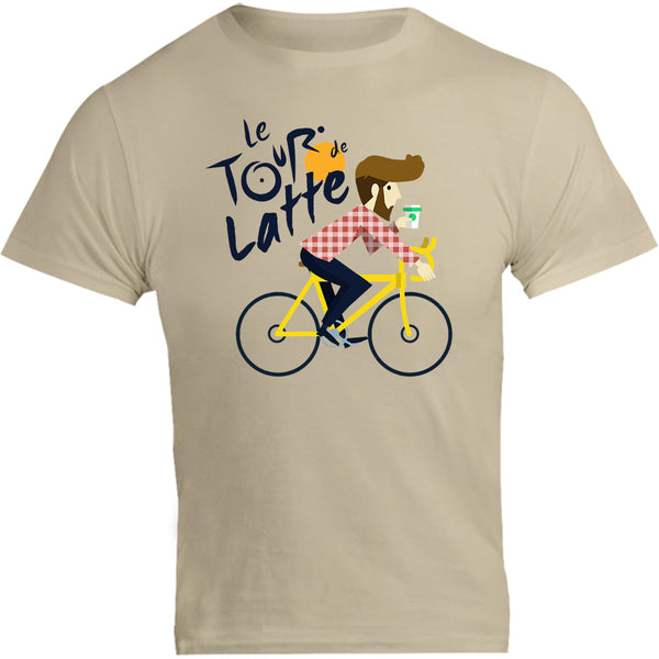 Le Tour de Latte Guy - Unisex Tee - Graphic Tees Australia