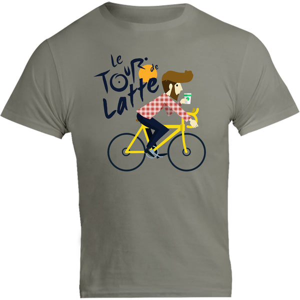 Le Tour de Latte Guy - Unisex Tee - Graphic Tees Australia