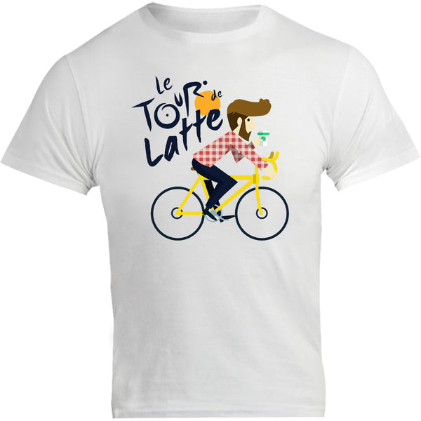 Le Tour de Latte Guy - Unisex Tee - Graphic Tees Australia