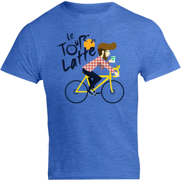 Le Tour de Latte Guy - Unisex Tee - Graphic Tees Australia