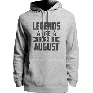 Legends Are Born In August - Unisex Hoodie - Plus Size - Graphic Tees Australia