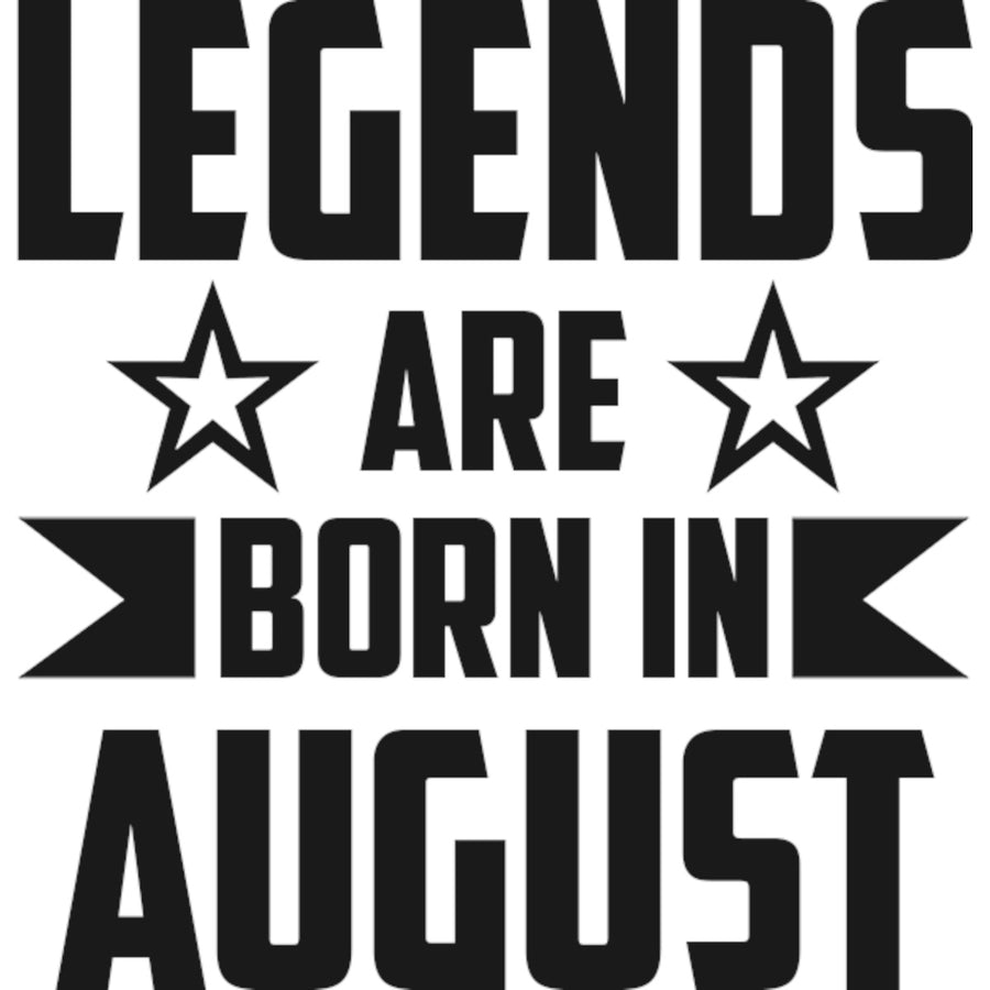 Legends Are Born In August - Unisex Hoodie - Plus Size - Graphic Tees Australia