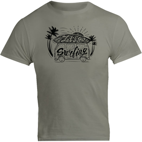 Let's Go Surfing - Unisex Tee - Graphic Tees Australia