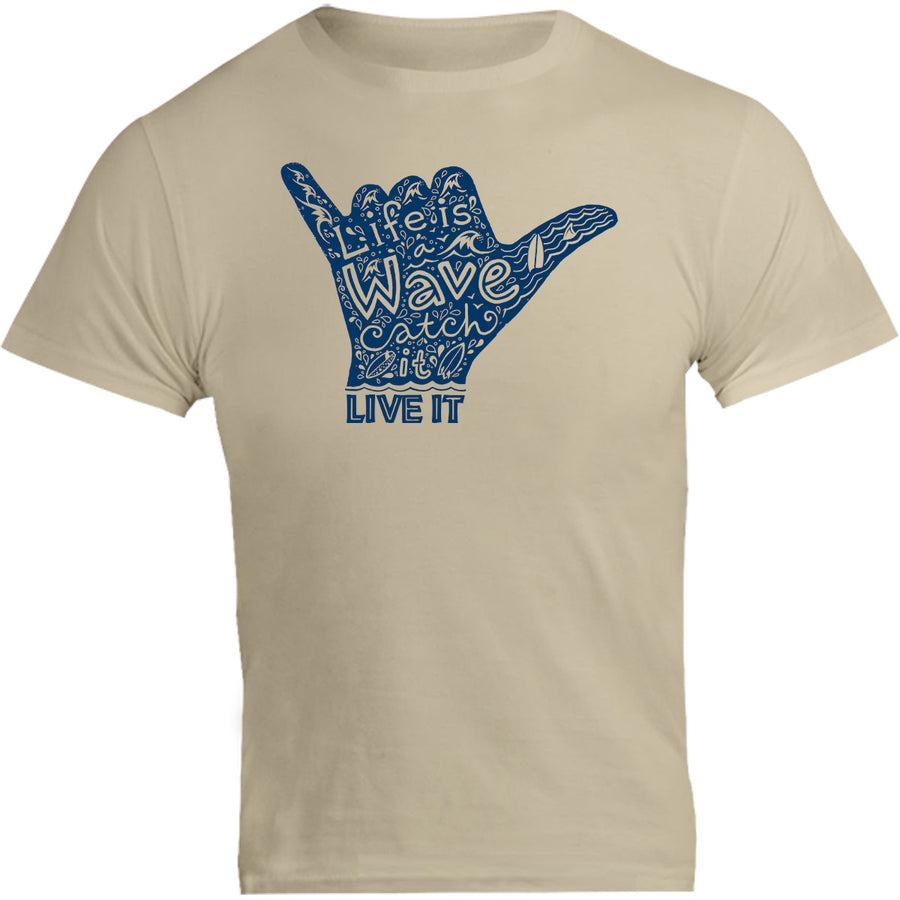 Life Is A Wave - Unisex Tee - Graphic Tees Australia