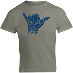 Life Is A Wave - Unisex Tee - Graphic Tees Australia