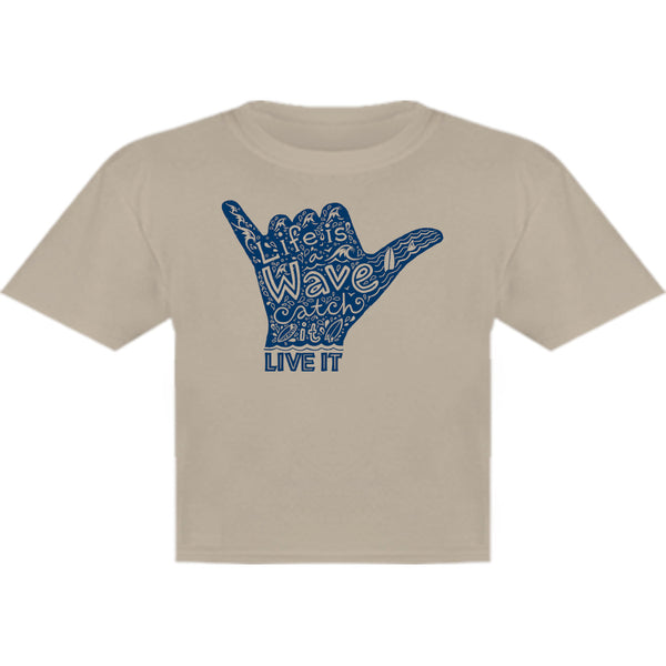 Life Is A Wave - Youth & Infant Tee - Graphic Tees Australia