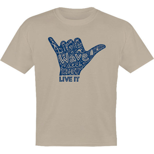 Life Is A Wave - Youth & Infant Tee - Graphic Tees Australia