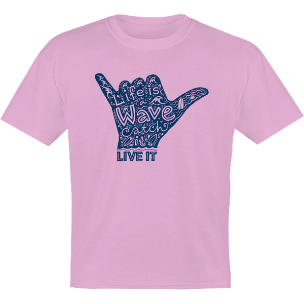 Life Is A Wave - Youth & Infant Tee - Graphic Tees Australia