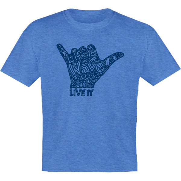 Life Is A Wave - Youth & Infant Tee - Graphic Tees Australia