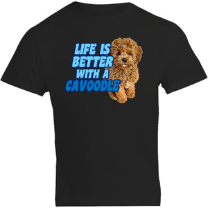 Life Is Better With A Cavoodle - Unisex Tee - Plus Size - Graphic Tees Australia