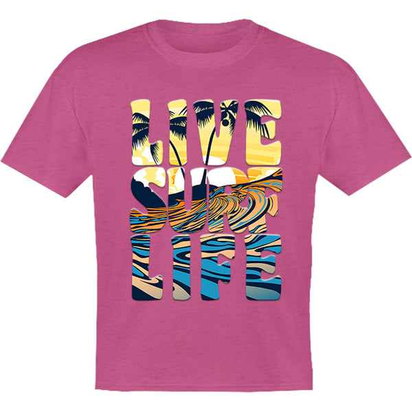 Live Surf Life - Youth & Infant Tee - Graphic Tees Australia