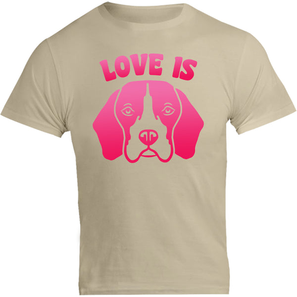 Love Is Beagle - Unisex Tee - Graphic Tees Australia