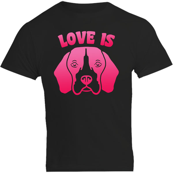 Love Is Beagle - Unisex Tee - Graphic Tees Australia