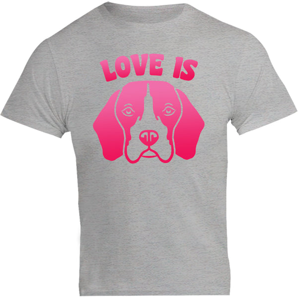 Love Is Beagle - Unisex Tee - Graphic Tees Australia