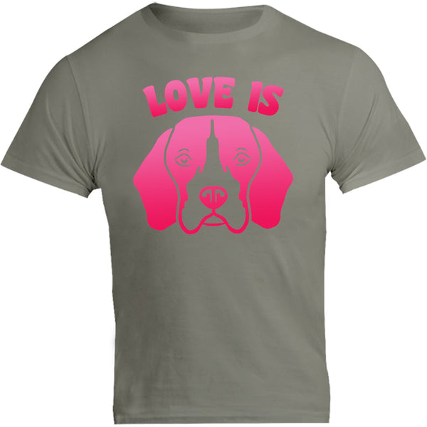 Love Is Beagle - Unisex Tee - Graphic Tees Australia