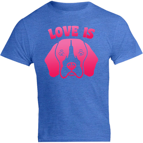 Love Is Beagle - Unisex Tee - Graphic Tees Australia