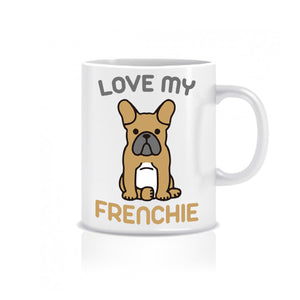 Love My Frenchie - Ceramic Mug - Graphic Tees Australia