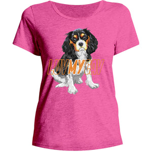 Luv My Cav - Ladies Relaxed Fit Tee - Graphic Tees Australia