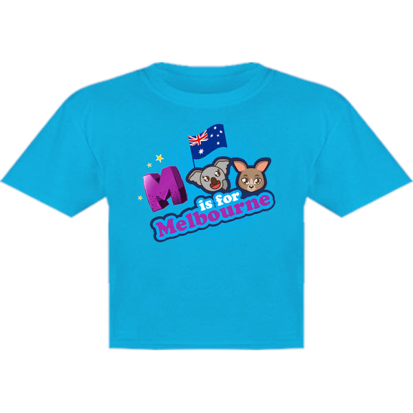 M is for Melbourne - Youth & Infant Tee - Graphic Tees Australia