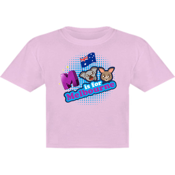 M is for Melbourne - Youth & Infant Tee - Graphic Tees Australia