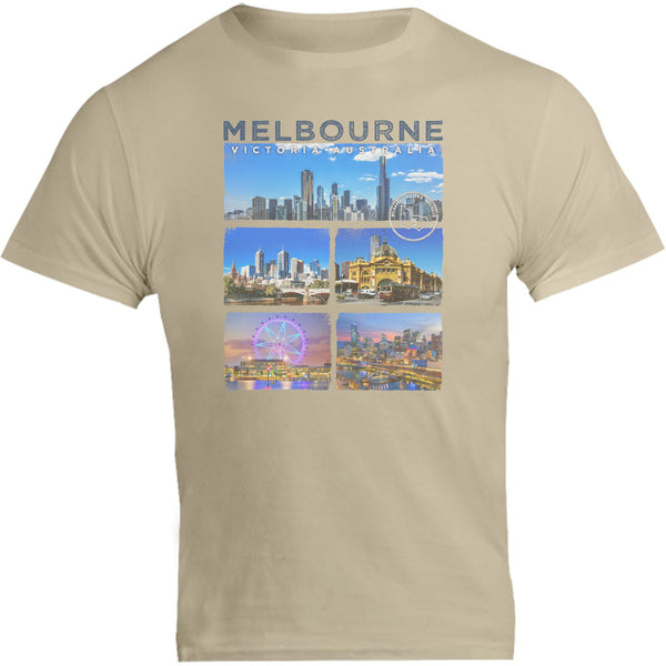 Melbourne 5 Panel - Unisex Tee - Graphic Tees Australia