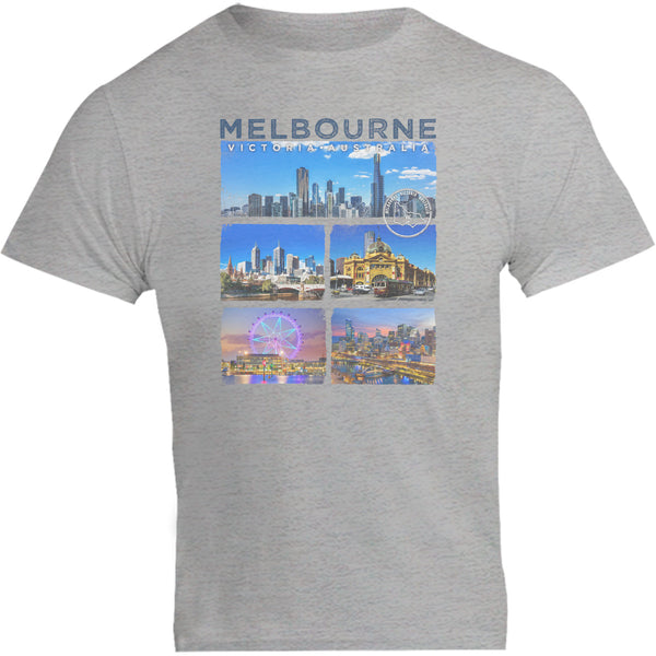 Melbourne 5 Panel - Unisex Tee - Graphic Tees Australia