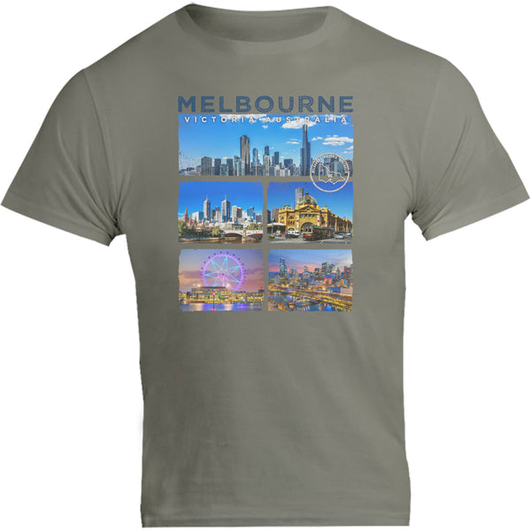 Melbourne 5 Panel - Unisex Tee - Graphic Tees Australia