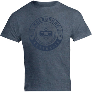 Melbourne Australia Varsity Circle - Unisex Tee - Graphic Tees Australia
